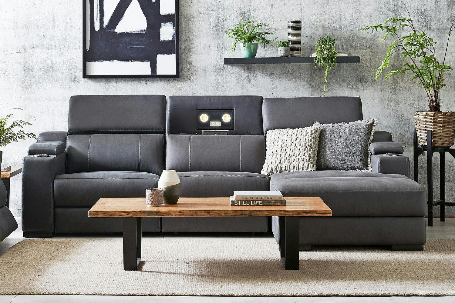 Seattle 2 Seater Fabric Theatre Sofa With Chaise By Synargy Harvey Seattle 2 Seater Fabric Theatre Sofa With Chaise By Synargy