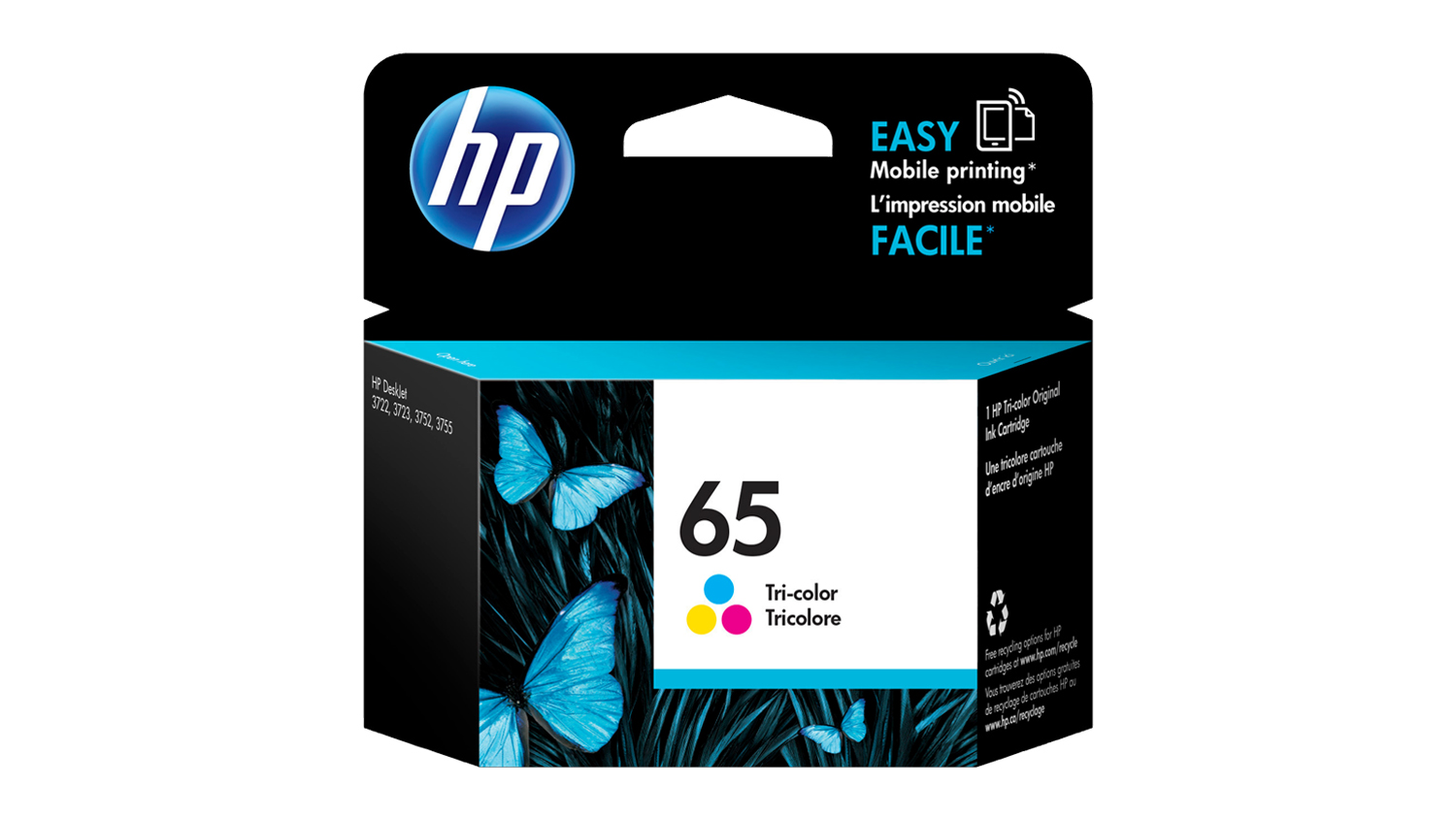 HP 65 Ink Cartridge - Tri-Colour