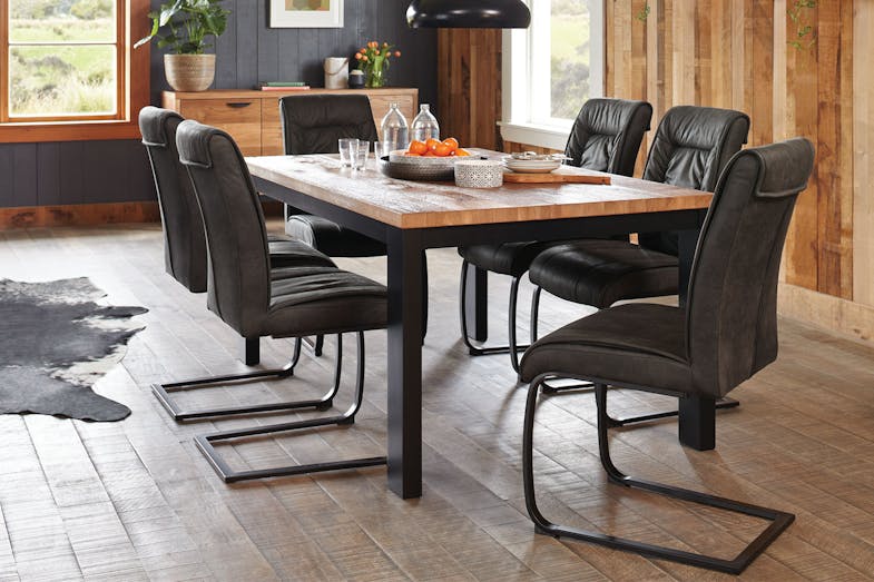 Indiana 7 Piece Dining Suite by Aspire Furniture