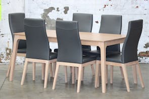 Dining Tables Chairs In Suites Harvey Stockholm 7 Piece Dining Suite By Paulack Furniture