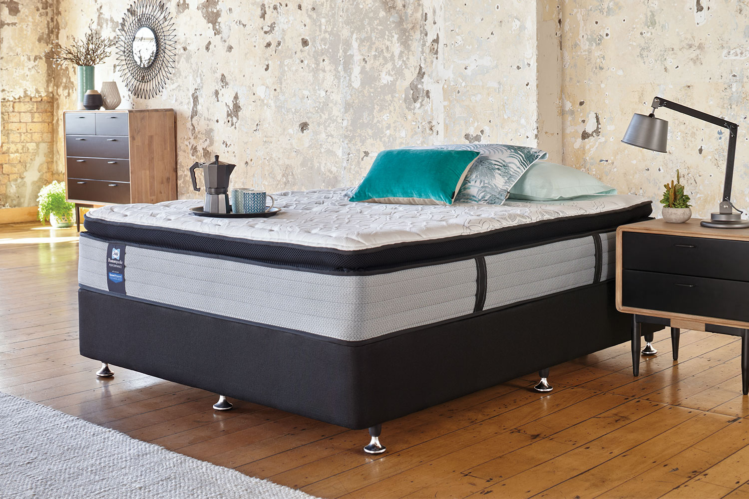 Mason Medium King Single Bed By Sealy Posturepedic