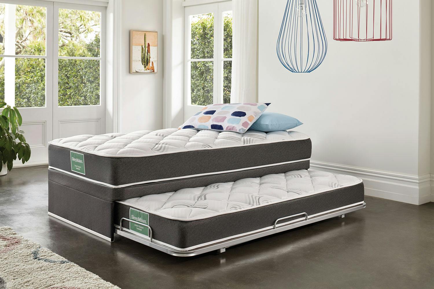 Dream Support King Single Trundle Bed by Sleepmaker | Harvey Norman New