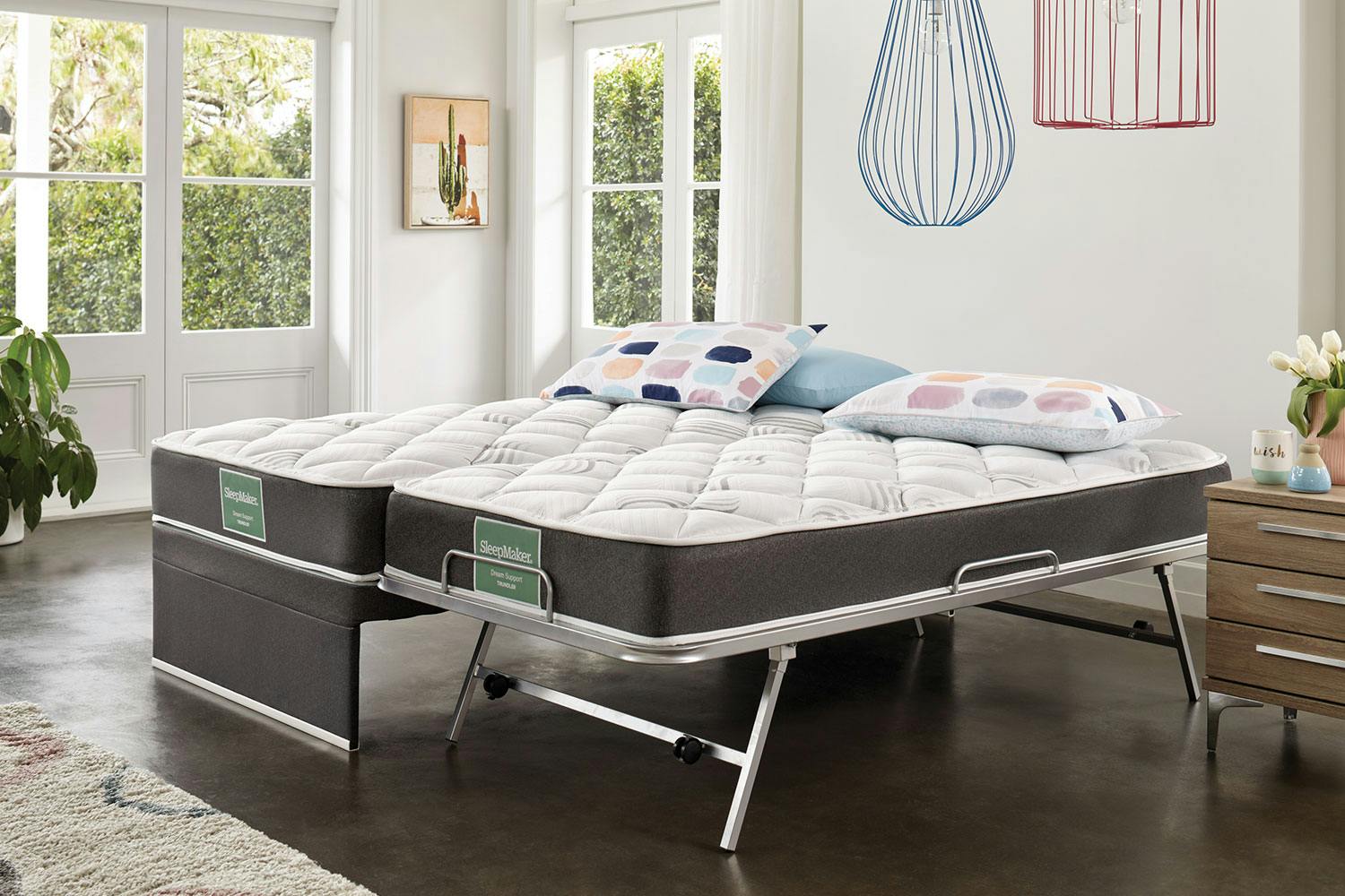trundle bed with mattress uk