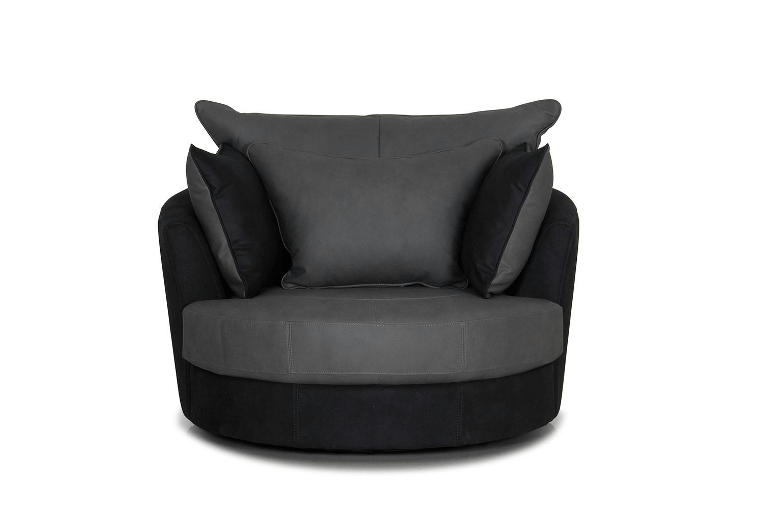 atlas large fabric swivel chair harvey norman new zealand