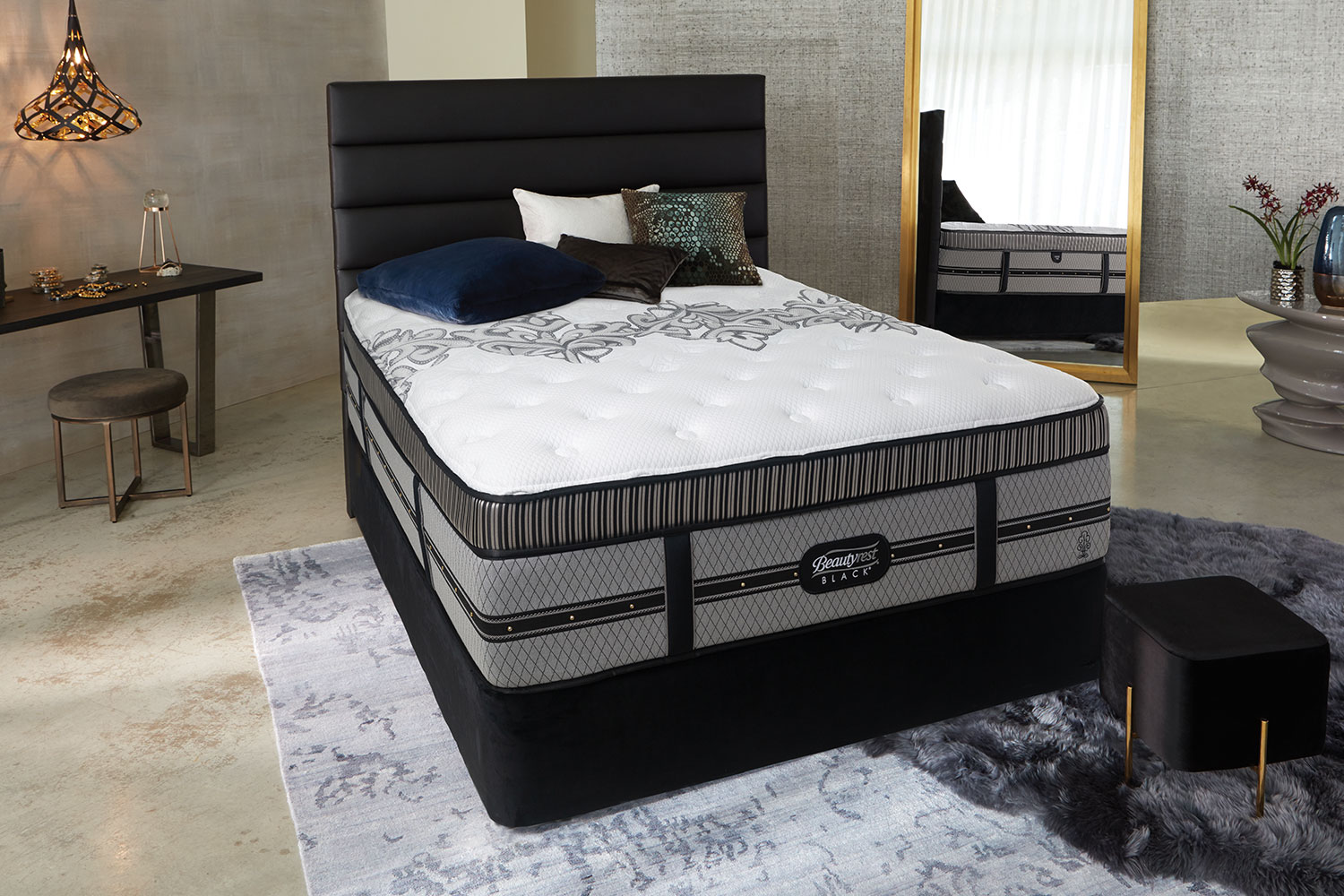 Empire Plush King Single Bed By Beautyrest Black Harvey Norman