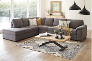 Nebula 5 Seater Fabric Sofa with Chaise