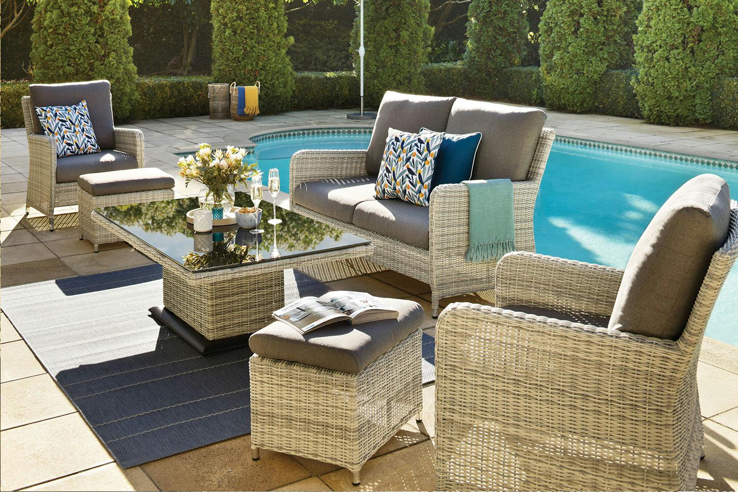 Norfolk 6 Piece Outdoor Lounge Dining Setting | Harvey Norman New Zealand