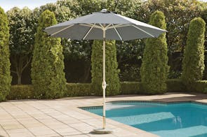 Florida Grey 2.7m Outdoor Umbrella by Peros
