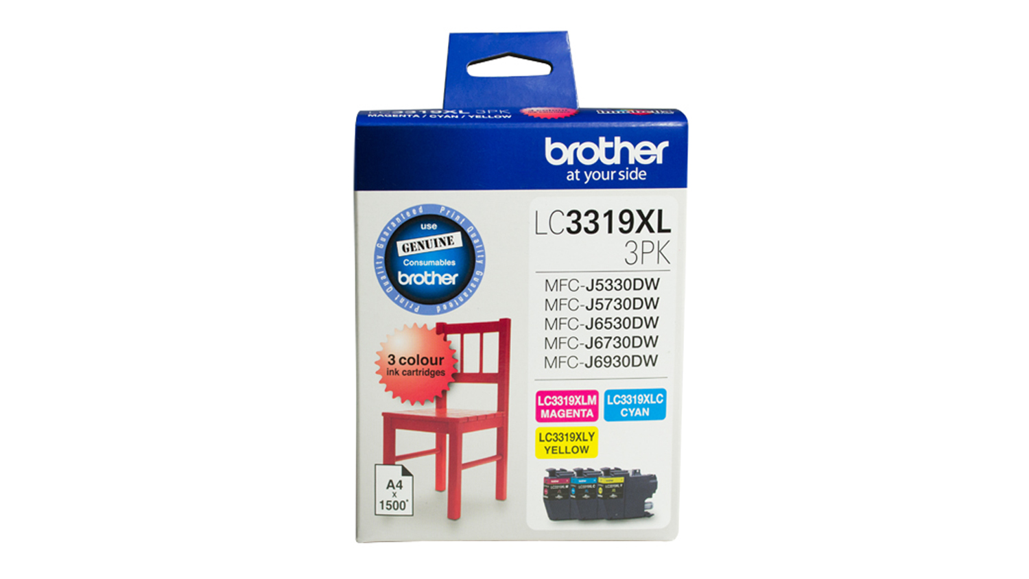 Brother LC-3319XL Colour Ink Cartridges - Value Pack