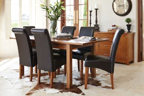 Trafalgar Aged Rimu 7 Piece Extension Dining Suite by Coastwood Furniture