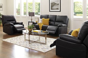 Waterford 3 Piece Leather Lounge Suite