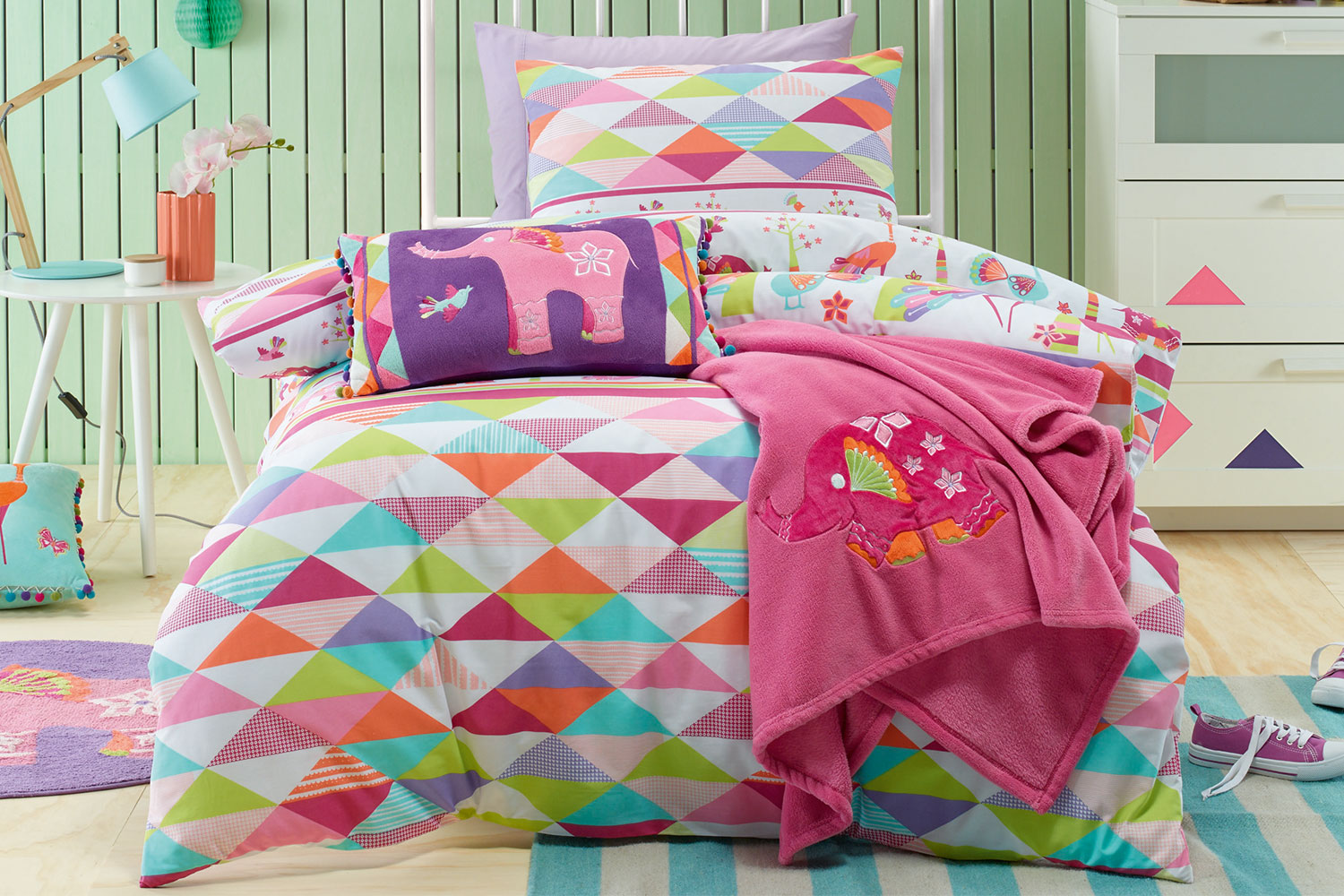 Peacock Princess Duvet Cover Set By Jiggle And Giggle Harvey