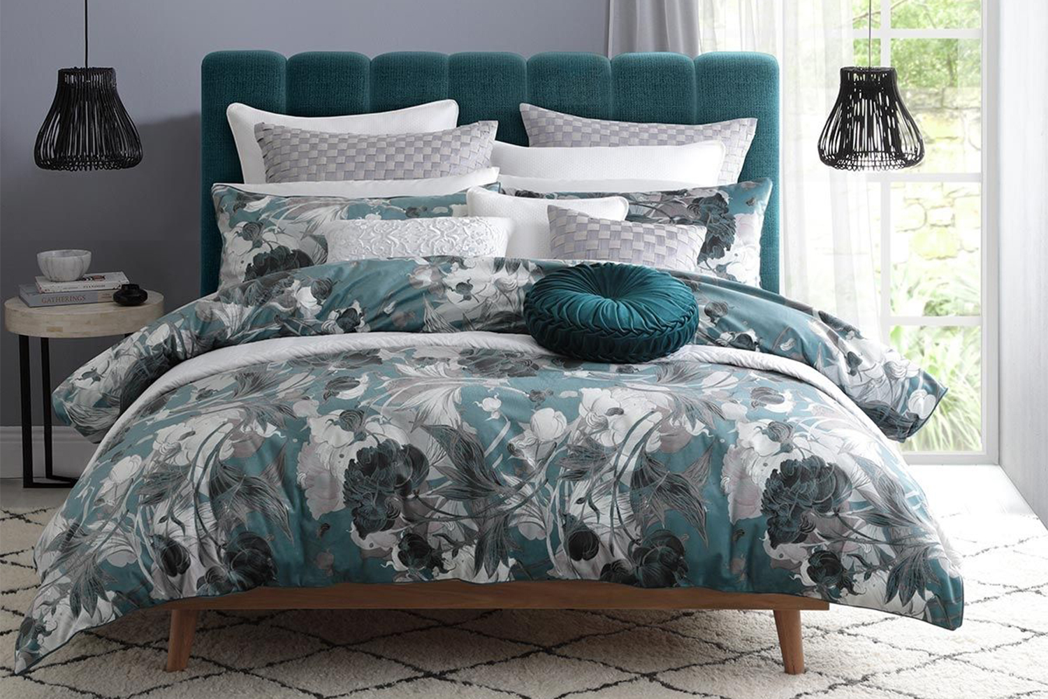 Cyra Emerald Duvet Cover Set By Private Collection
