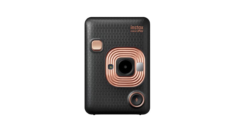 Fujifilm Instax Mini LiPlay - Elegant Black (front)