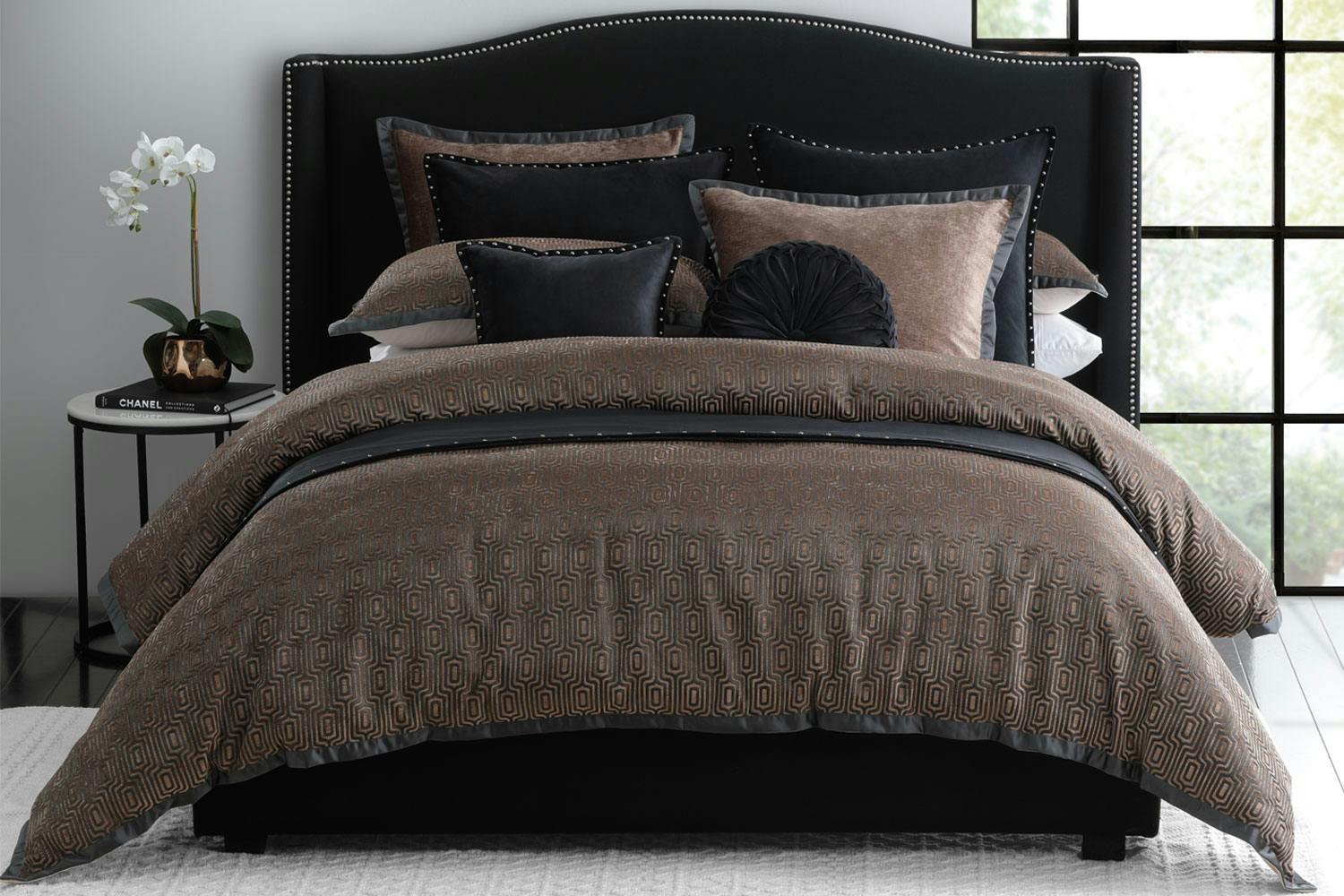 Marquis Copper Duvet Cover Set By Private Collection Harvey