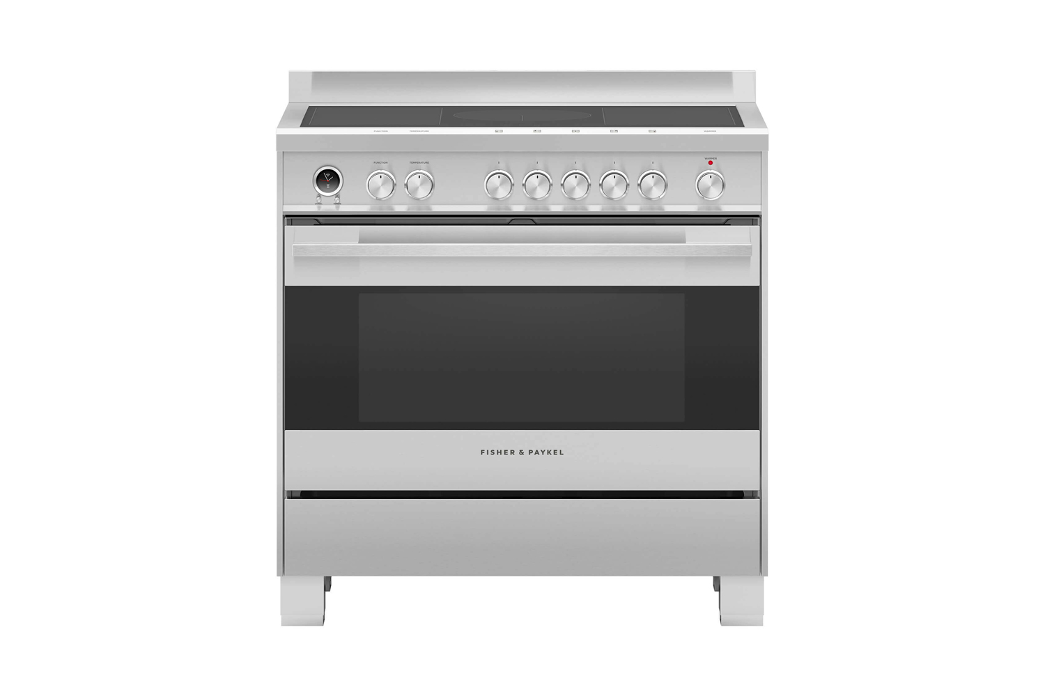 Fisher & Paykel 90cm Freestanding Oven with Induction Cooktop - Stainless Steel (Series 9/OR90SDI6X1)