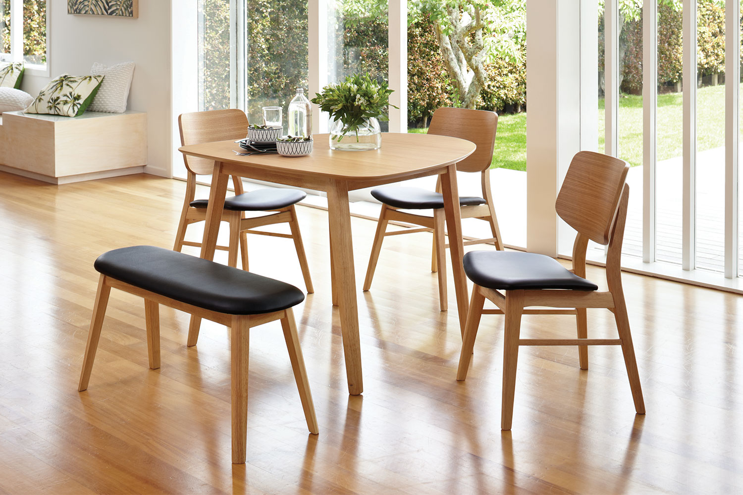 Harvey norman round discount table and chairs