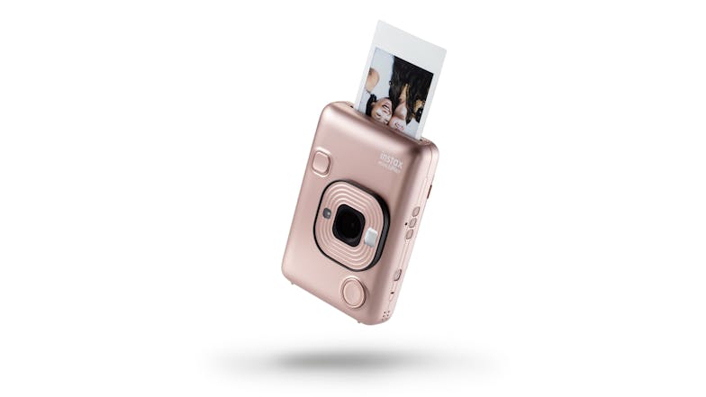 Fujifilm Instax Mini LiPlay - Blush Gold (angle printing)