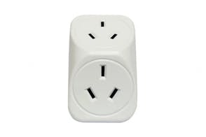 Vanco Triangle Double Power Adapter - 2 Outlets