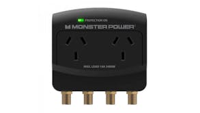 Monster Twin Essentials Surge Protection with Dual Coax - 2 Outlets (120086)