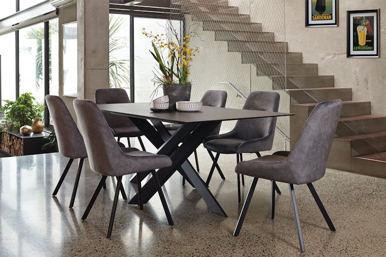 Alumina 7 Piece Dining Suite by Debonaire Furniture