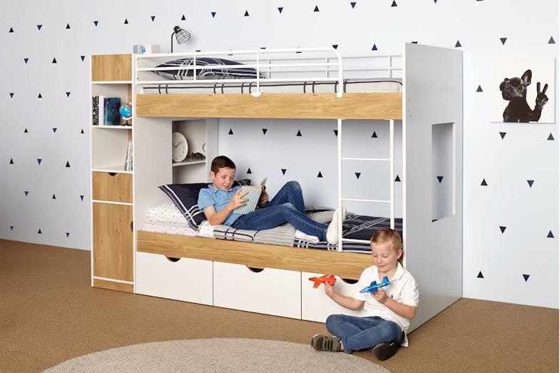 Olympus Single Bunk Bed Frame by John Young Furniture