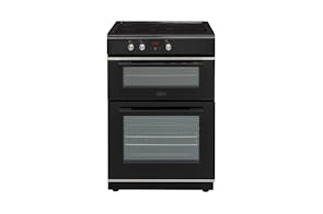 Belling 60cm Freestanding Double Oven with Induction Cooktop