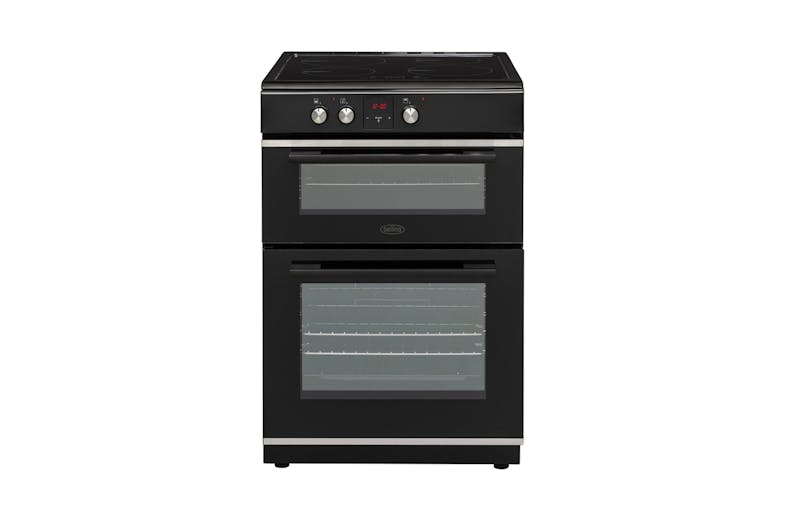 Belling 60cm Freestanding Double Oven with Induction Cooktop