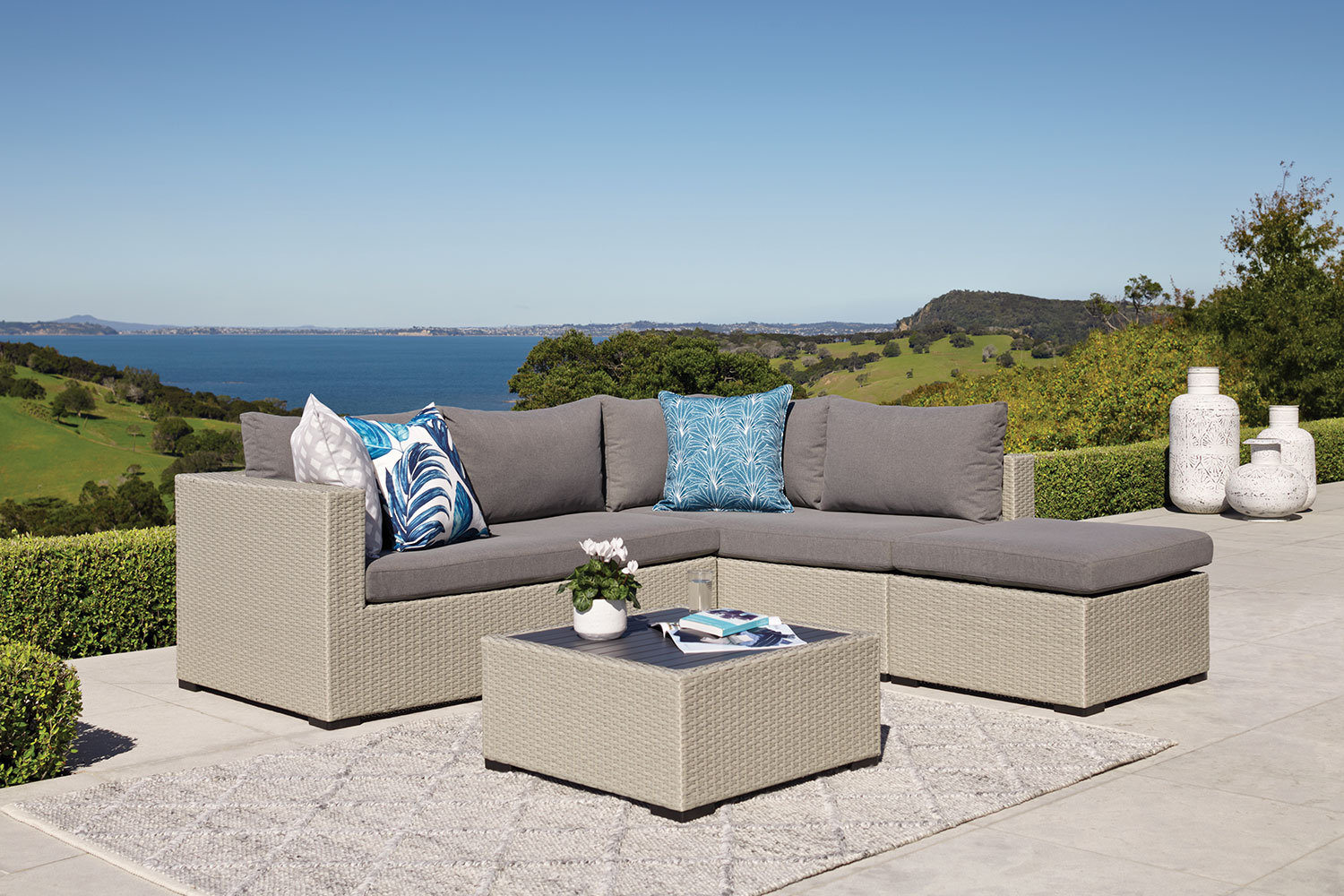 Michigan Outdoor Corner Lounge Setting Harvey Norman New Zealand