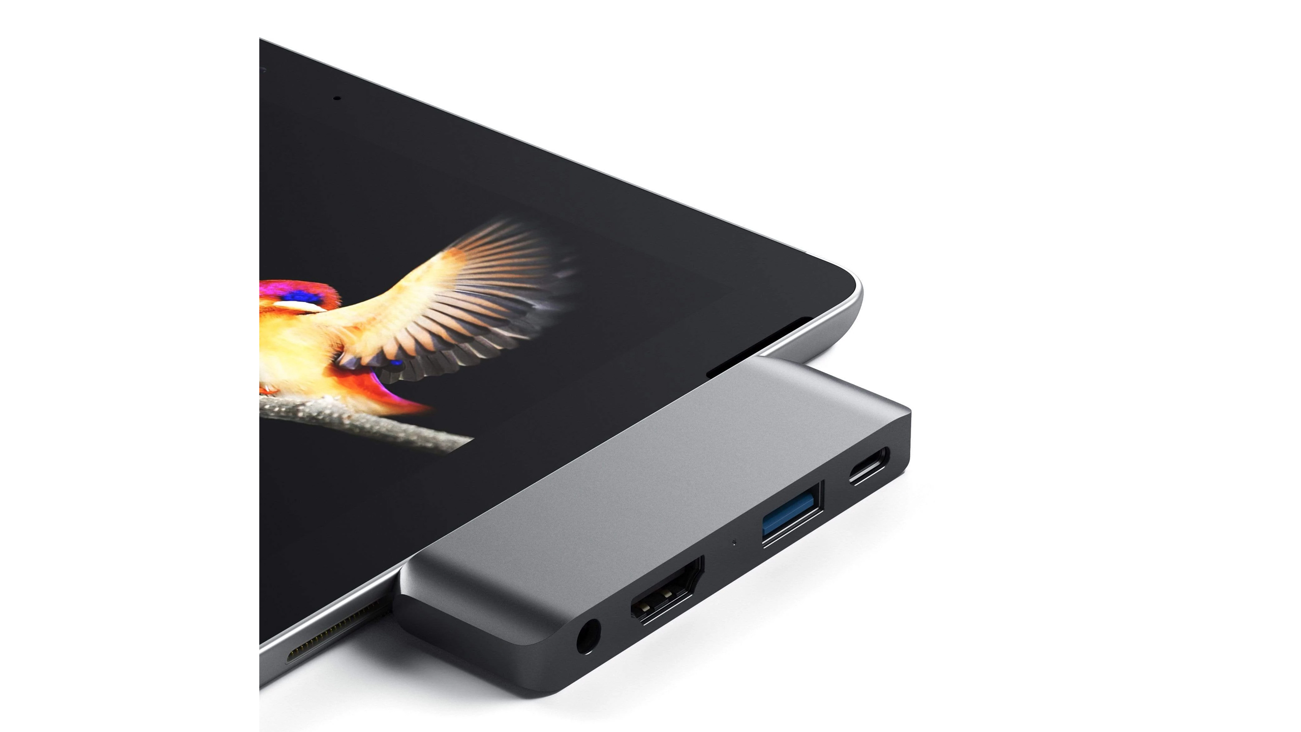 Satechi Aluminium Mobile Pro USBC to Multiport Hub Space Grey (ST