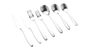 Nouveau Cutlery Set 56pcs. - Matte Silver