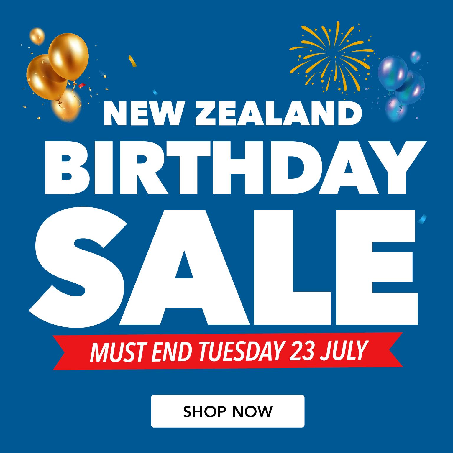 NZ Birthday Sale Final Days