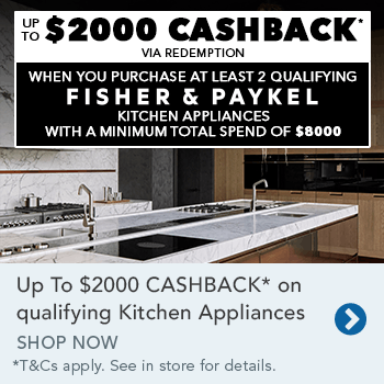 Fisher & Paykel Kitchen Cashback