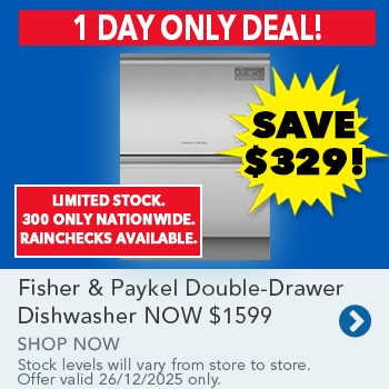 Fisher & Paykel 14 Place Setting Double-Drawer Dishwasher