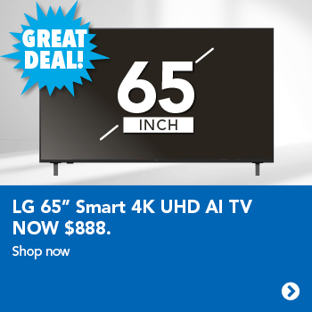 LG 65" UA80 Smart 4K UHD AI TV