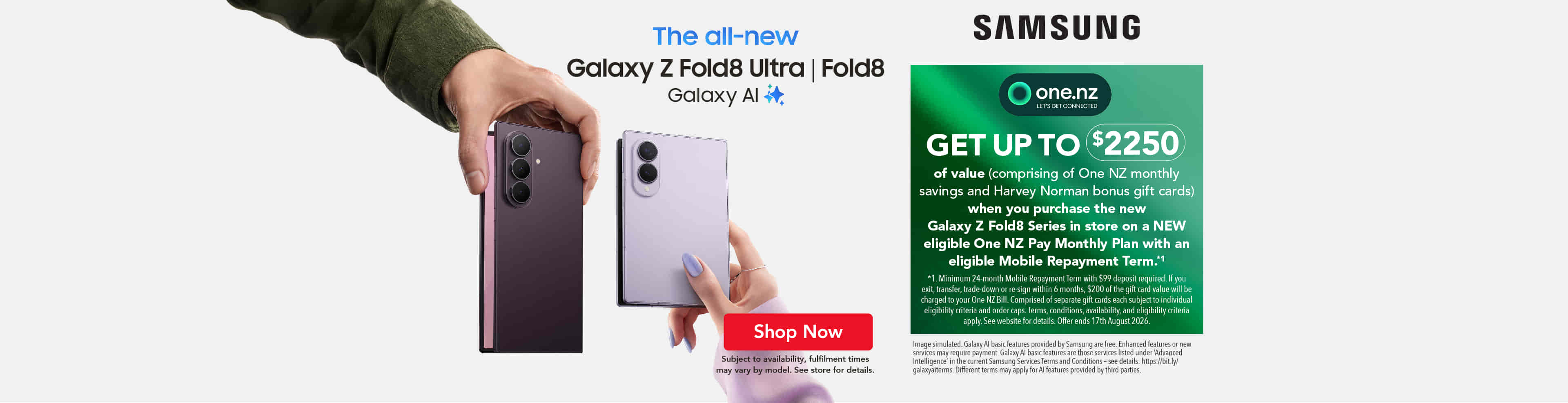 Samsung Flip & Fold8 Series Out Now