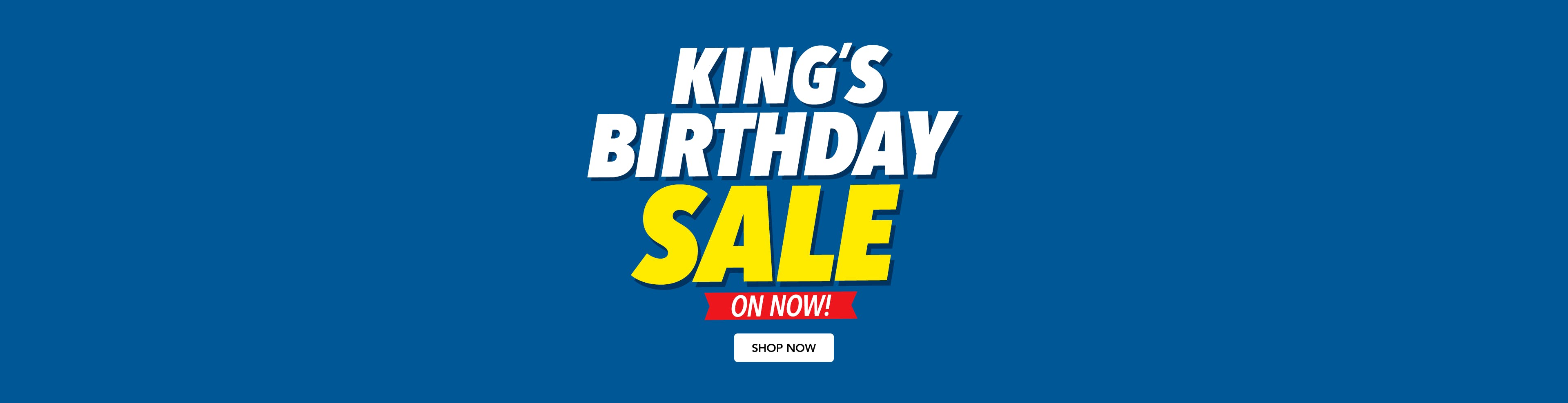 King's Birthday Sale