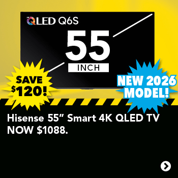 Hisense 55" Smart 4K QLED TV