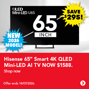 Hisense 65" Smart 4K QLED TV