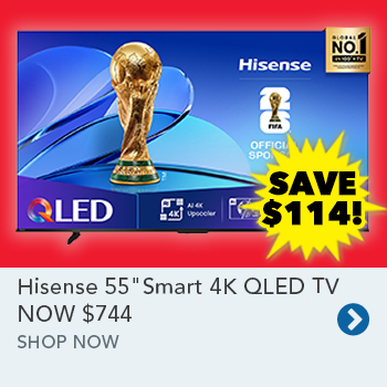 Hisense 55" Smart 4K QLED TV