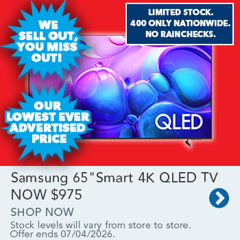 Samsung 65" Smart 4K QLED TV