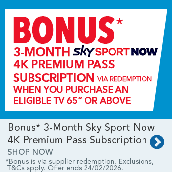 Bonus 3-Month Sky Sport Now 4K Premium Pass Subscription*