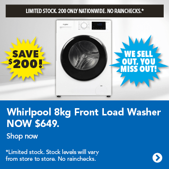 Whirlpool 8kg Front Loader Washing Machine