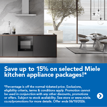 Save up to 15% on selected Miele kitchen appliance packages!*
