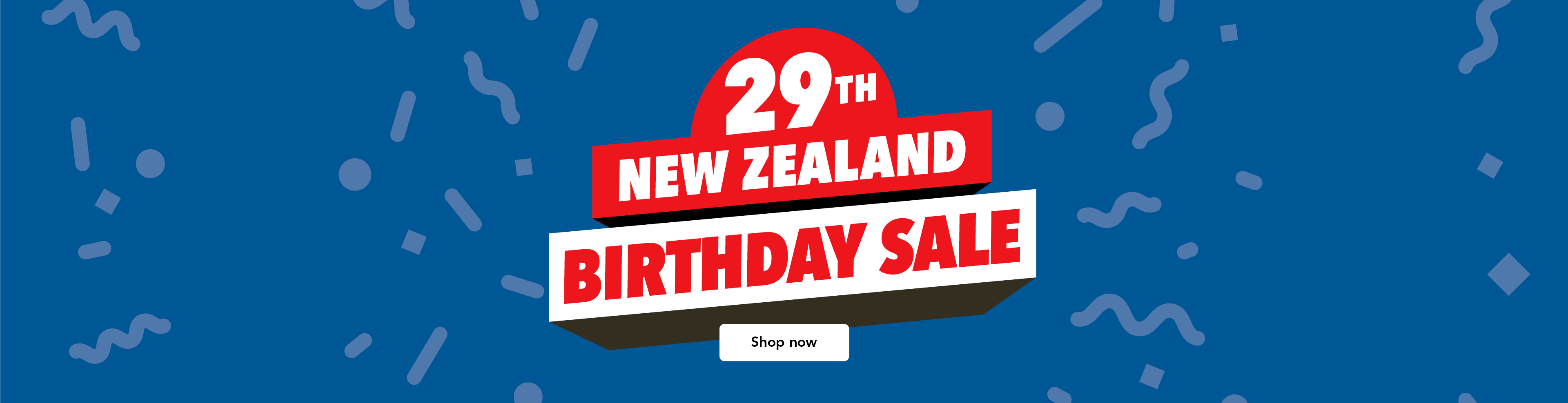 29th Birthday Sale