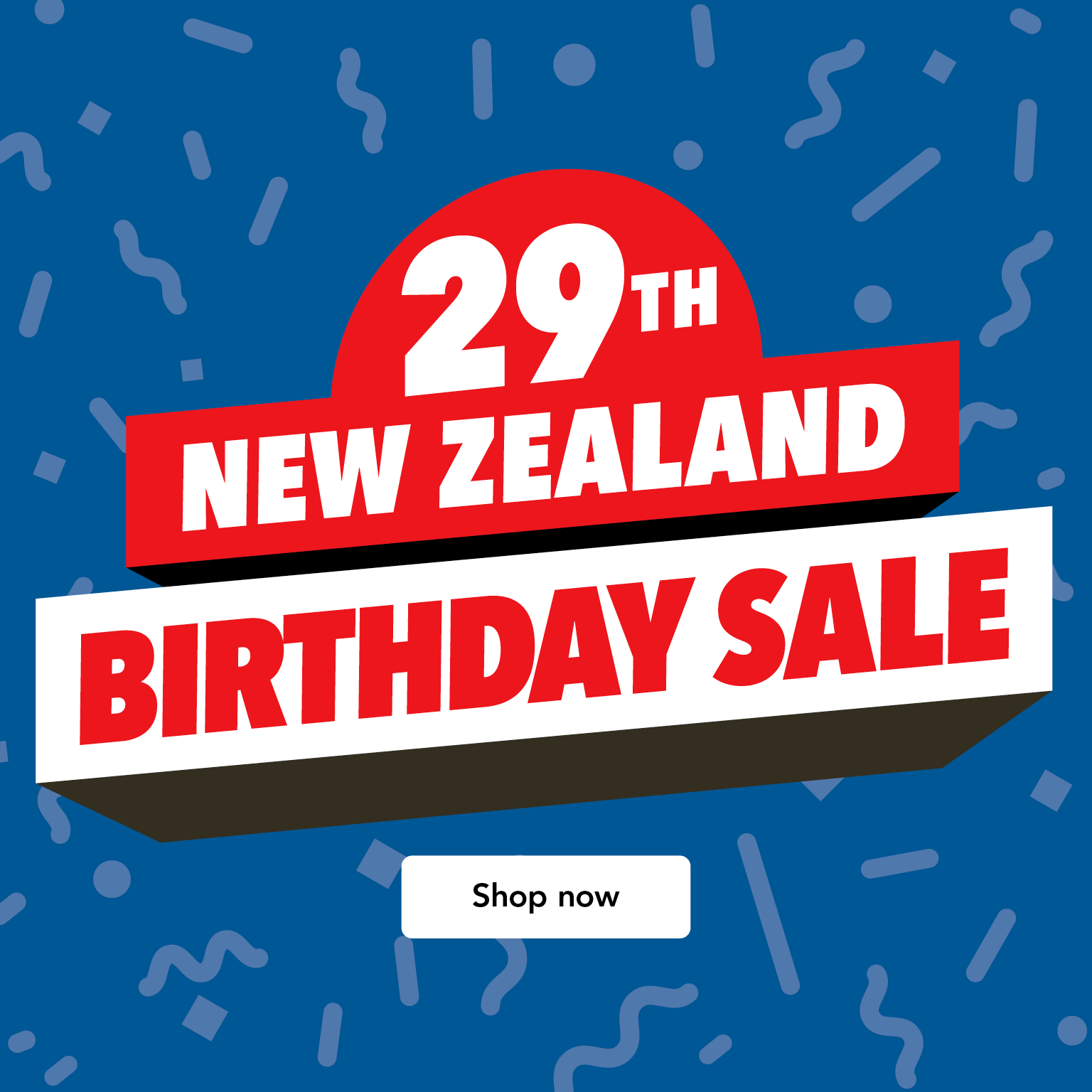 29th Birthday Sale