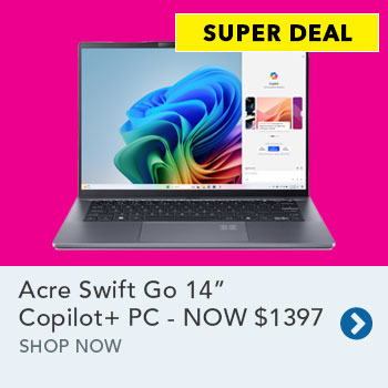 Acer Swift Go 14" Copilot+ PC - NOW $1397