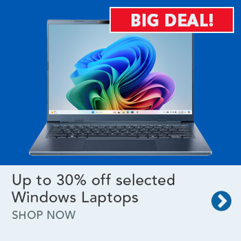 Up to 30 percentage off selected Windows laptops!