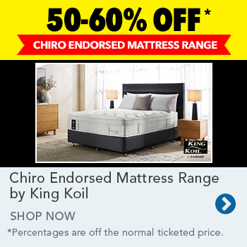 Chiro Endorsed Mattress Range by King Koil