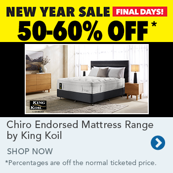 Chiro Endorsed Mattress Range by King Koil